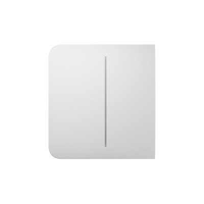 Ajax SideButton (2-gang) - Бічна кнопка для двоклавішного вимикача - Білий