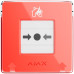 Ajax ManualCallPoint (Red) Jeweller - Бездротова настінна кнопка для активації пожежної тривоги вручну - червона Ajax ManualCallPoint (Red) Jeweller - Бездротова настінна кнопка для активації пожежної тривоги вручну - червона