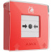 Ajax ManualCallPoint (Red) Jeweller - Бездротова настінна кнопка для активації пожежної тривоги вручну - червона Ajax ManualCallPoint (Red) Jeweller - Бездротова настінна кнопка для активації пожежної тривоги вручну - червона