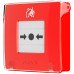 Ajax ManualCallPoint (Red) Jeweller - Беспроводная настенная кнопка для активации пожарной тревоги вручную - красная 