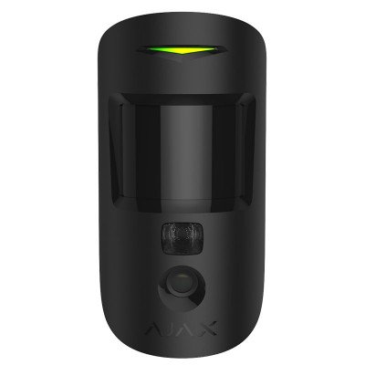 Ajax HDR MotionCam - Датчик руху з фотокамерою для верифікації тривог - чорний