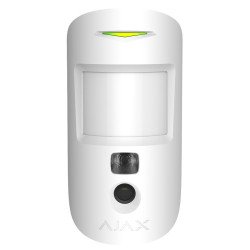 Ajax HDR MotionCam - Датчик руху з фотокамерою для верифікації тривог - білий Ajax HDR MotionCam - Датчик руху з фотокамерою для верифікації тривог - білий