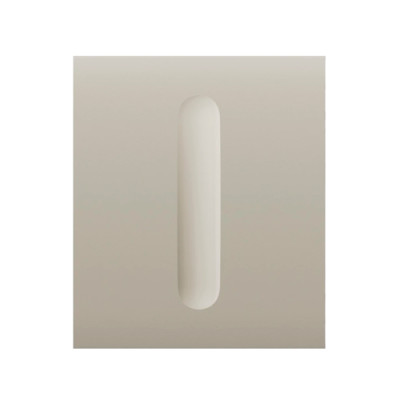Ajax CenterButton (Dimmer) - Центральна кнопка для димерного вимикача - Слонова кістка
