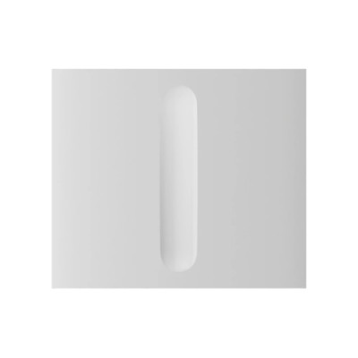 Ajax CenterButton (Dimmer) vertical - Центральна кнопка для димерного вимикача - Білий