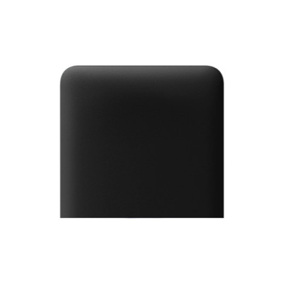 Ajax SideButton (1-gang) vertical - центральна кнопка для одноклавішного вимикача - Чорний