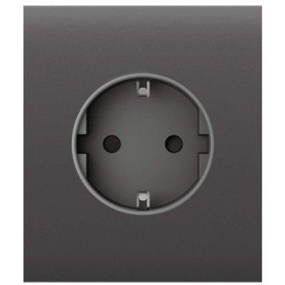 Ajax CenterCover (basic) - Центральна панель для вбудованої розетки - Сірий Ajax CenterCover (basic) - Центральна панель для вбудованої розетки - Сірий
