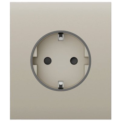 Ajax CenterCover (basic) - Центральна панель для вбудованої розетки - Слонова кістка Ajax CenterCover (basic) - Центральна панель для вбудованої розетки - Слонова кістка