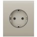 Ajax CenterCover (basic) - Центральна панель для вбудованої розетки - Слонова кістка Ajax CenterCover (basic) - Центральна панель для вбудованої розетки - Слонова кістка