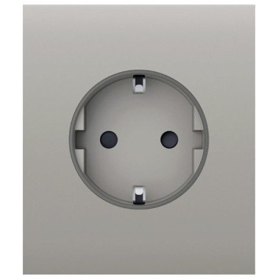 Ajax CenterCover (basic) - Центральна панель для вбудованої розетки - Устричний Ajax CenterCover (basic) - Центральна панель для вбудованої розетки - Устричний