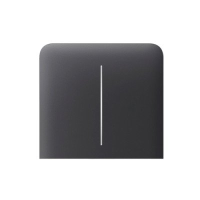 Ajax SideButton (2-gang) vertical - бічна кнопка для двоклавішного вимикача - Графітовий Ajax SideButton (2-gang) vertical - бічна кнопка для двоклавішного вимикача - Графітовий