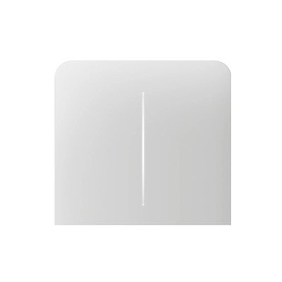 Ajax SideButton (2-gang) vertical - бічна кнопка для двоклавішного вимикача - Білий Ajax SideButton (2-gang) vertical - бічна кнопка для двоклавішного вимикача - Білий