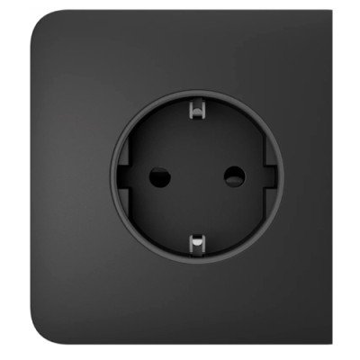 Ajax SideCover (basic) - Бічна панель для вбудованої розетки - Графітовий