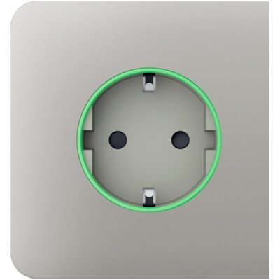 Ajax SideCover (smart) [type F] - Боковая панель для встроенной розетки - Устричный