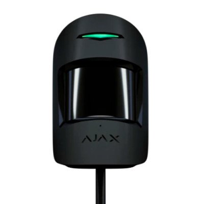 Ajax CombiProtect Fibra – дротовий датчик руху і розбиття скла – чорний