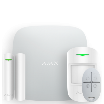 Ajax StarterKit - комплект бездротової GSM-сигналізації - білий