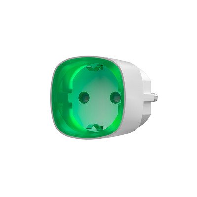 Ajax Socket - радіокерована розетка з лічильником енергоспоживання - біла