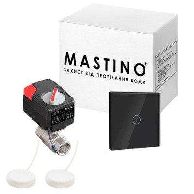 Система захисту від протікання води Mastino TS2 1/2 Light black
