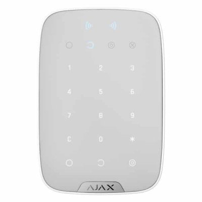 Ajax KeyPad Plus - Бездротова клавіатура - біла